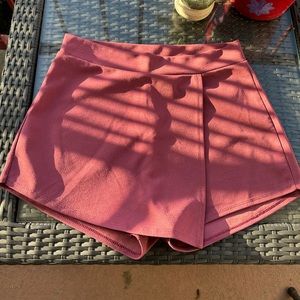 Dusky pink miniskort